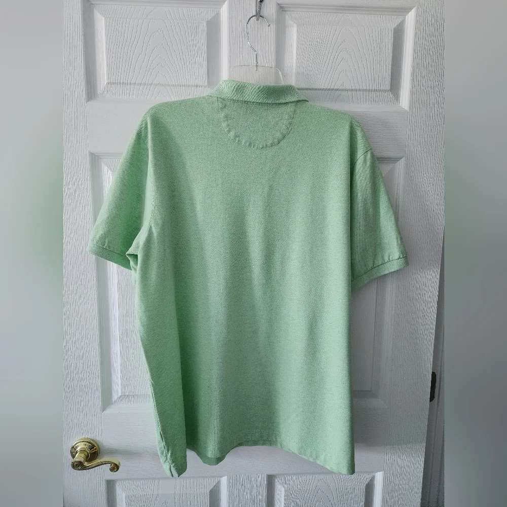 CHAPS Men's Top Golf Polo Short Short Sleeve Mint Green XXL EUC - Picture 2 of 16